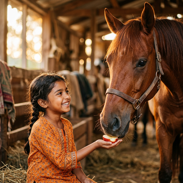 Hand Feeding Our Herd